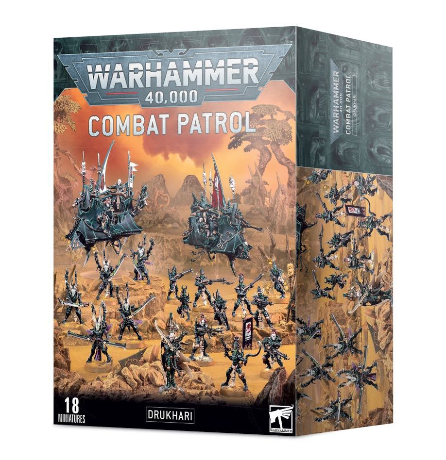 Combat Patrol Drukhari Warhammer 40K box set – fast raiding force from Game Roost NZ