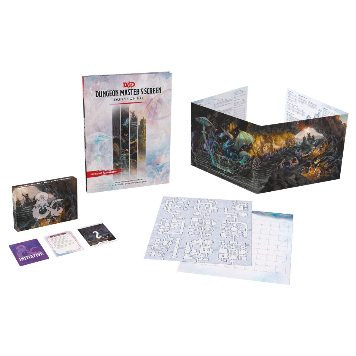 Official Dungeons & Dragons 2024 Dungeon Master's Screen – Dungeon Kit, available now at Game Roost, your safe haven for gaming.