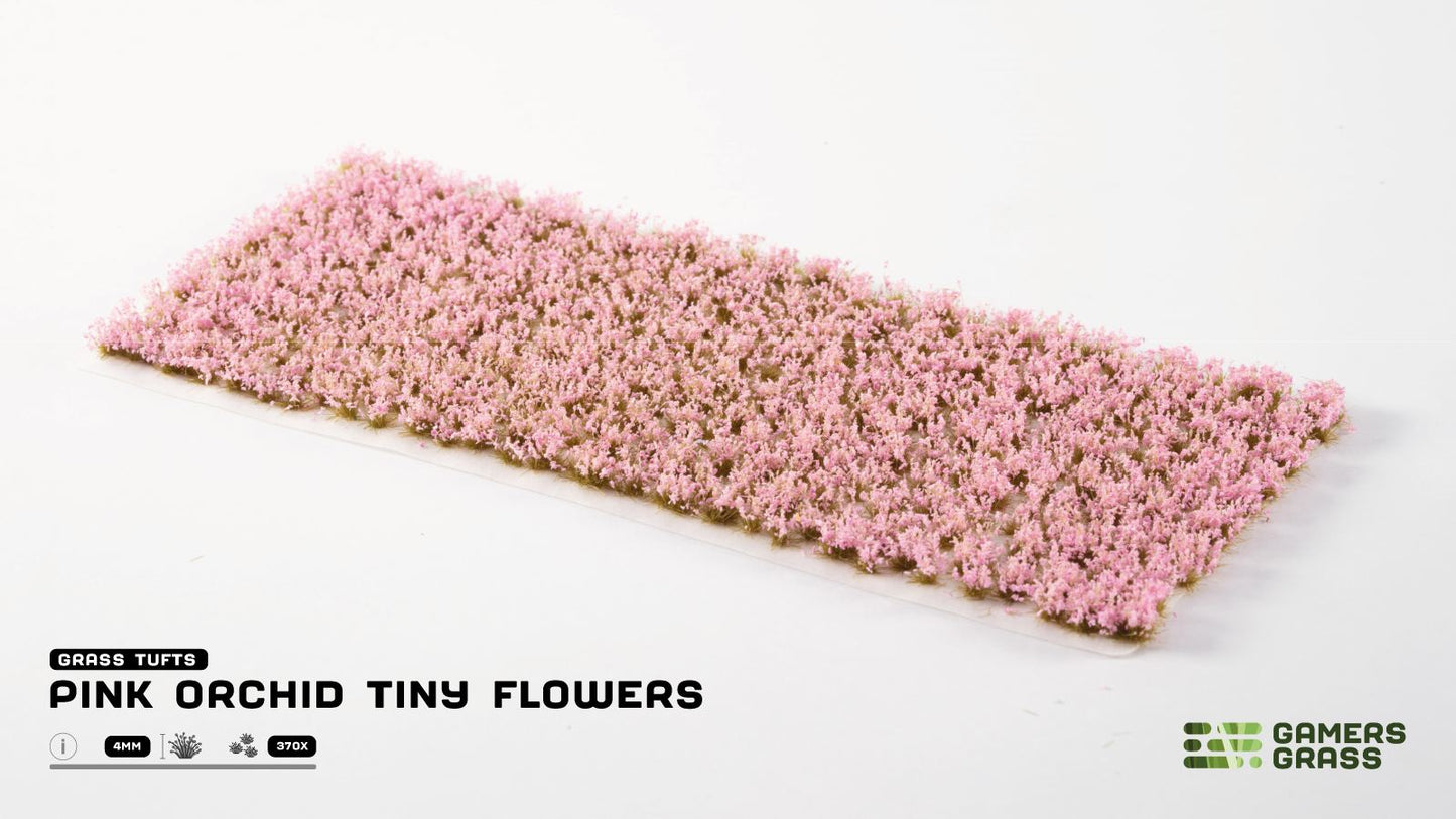 Gamers Grass: Pink Orchid Tiny Flowers for miniature bases, dioramas, and wargaming scenery – Game Roost NZ