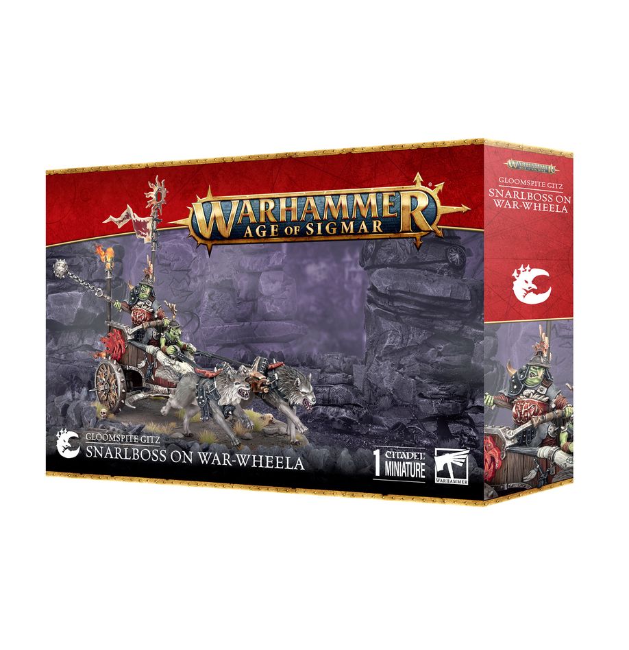 Gloomspite Gitz Snarlboss on War-wheela