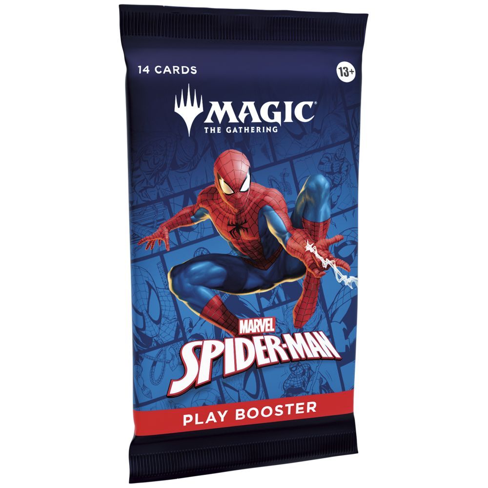 Magic: The Gathering Spider-Man (Spiderman) Play Booster Pack – Marvel crossover MTG cards – Game Roost NZ