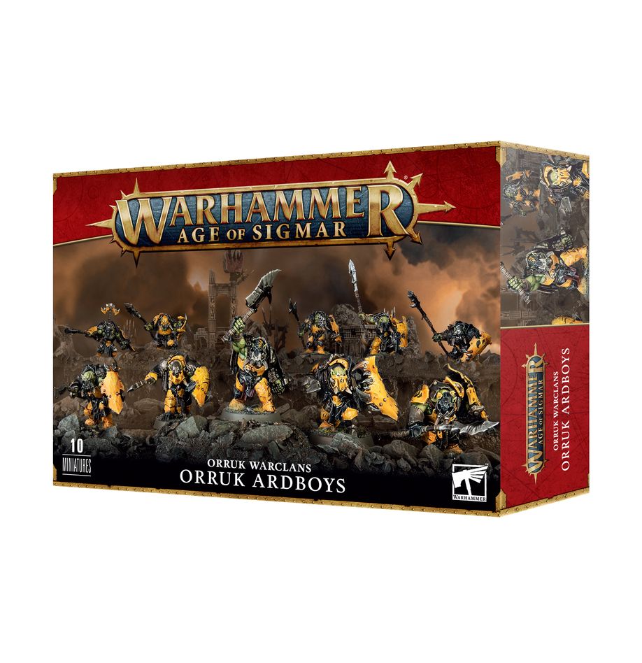 Orruk Warclans: Orruk Ardboys (89-61) – plastic Warhammer Age of Sigmar miniatures by Games Workshop, available at Game Roost