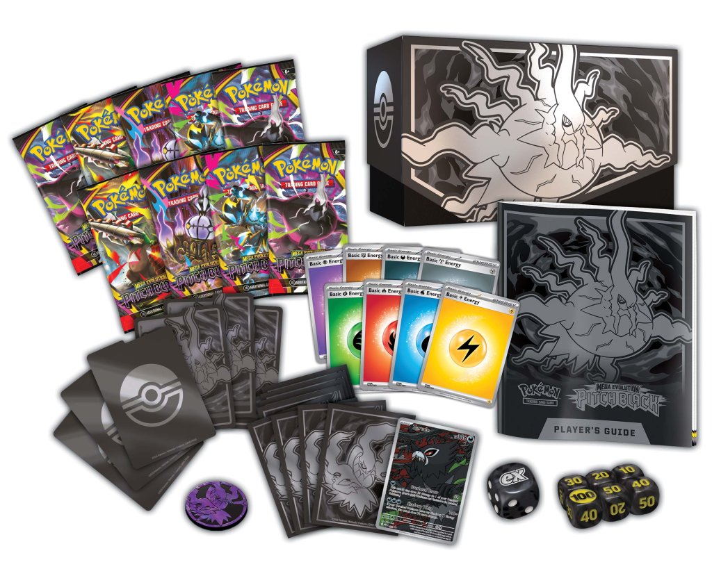 Pokémon TCG: Mega Evolution— Pitch Black Elite Trainer Box *COMING SOON IN-STORE ON 17 JULY 2026*
