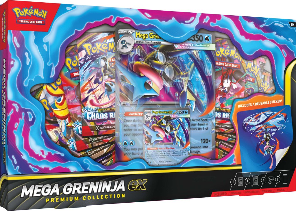 Pokémon TCG: Mega Greninja ex Premium Collection *COMING SOON IN-STORE ON 17 JULY 2026*