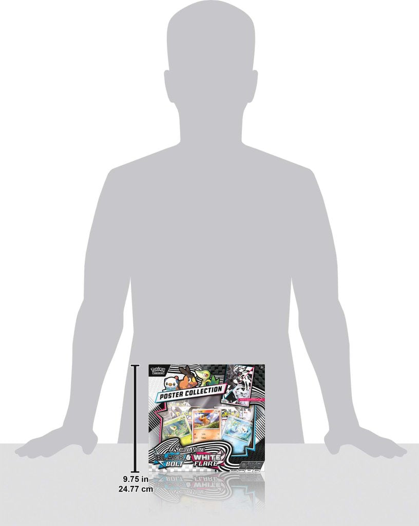 Pokémon TCG Unova Poster Collection – Includes 4 booster packs, 3 foil promos, and a large double-sided Unova poster – Game Roost NZ