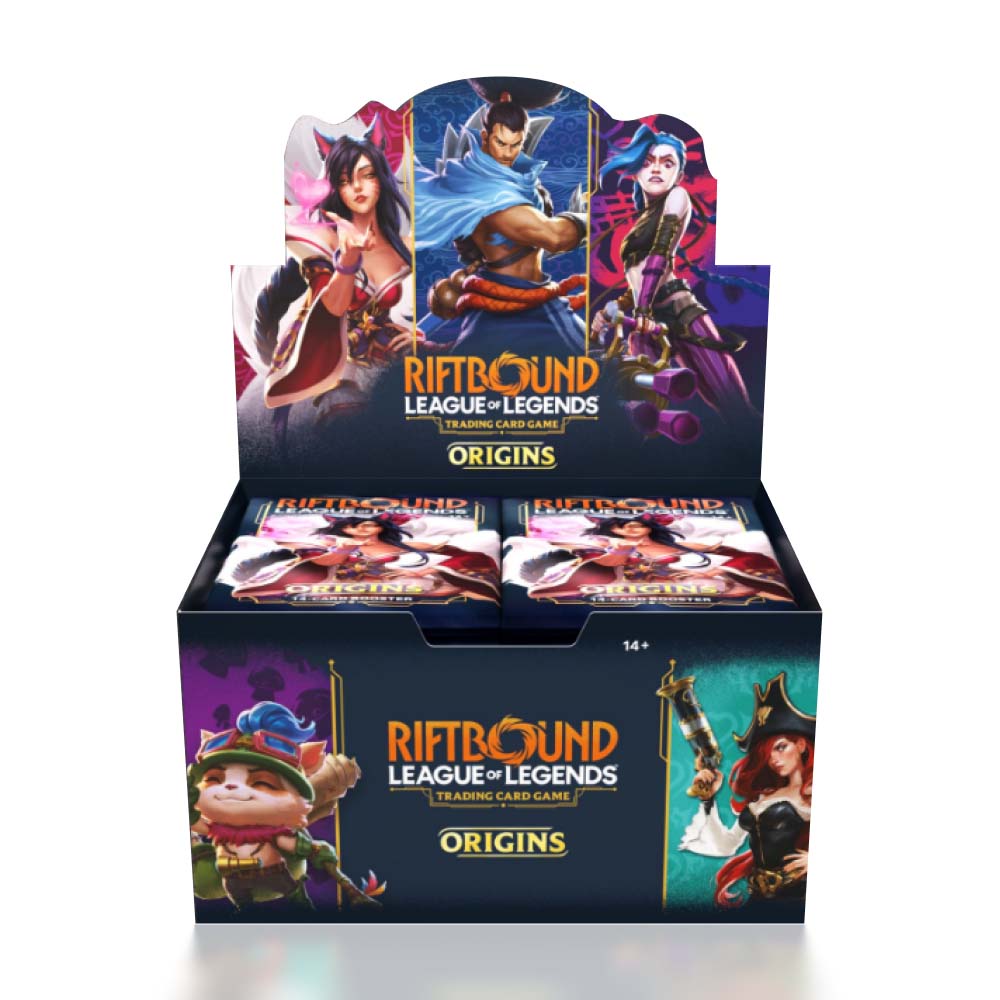 Riftbound: League of Legends TCG – Origins Booster Display box available at Game Roost NZ