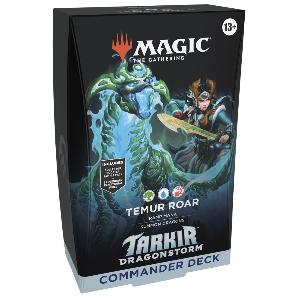 Tarkir Commander Deck from Magic: The Gathering, available at Game Roost - Games Hobbies Collectibles, showcasing dragon-themed cards and powerful strategies