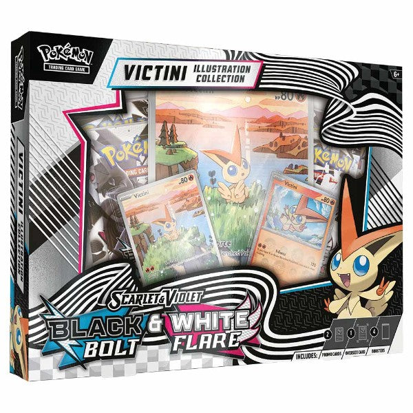 Pokémon TCG Scarlet & Violet 10.5 Unova Victini Illustration Collection Box – Game Roost NZ