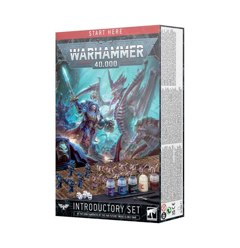 Warhammer 40,000 Introductory Set – Beginner-friendly miniatures starter box available at Game Roost NZ, perfect for new players entering the 41st Millennium.