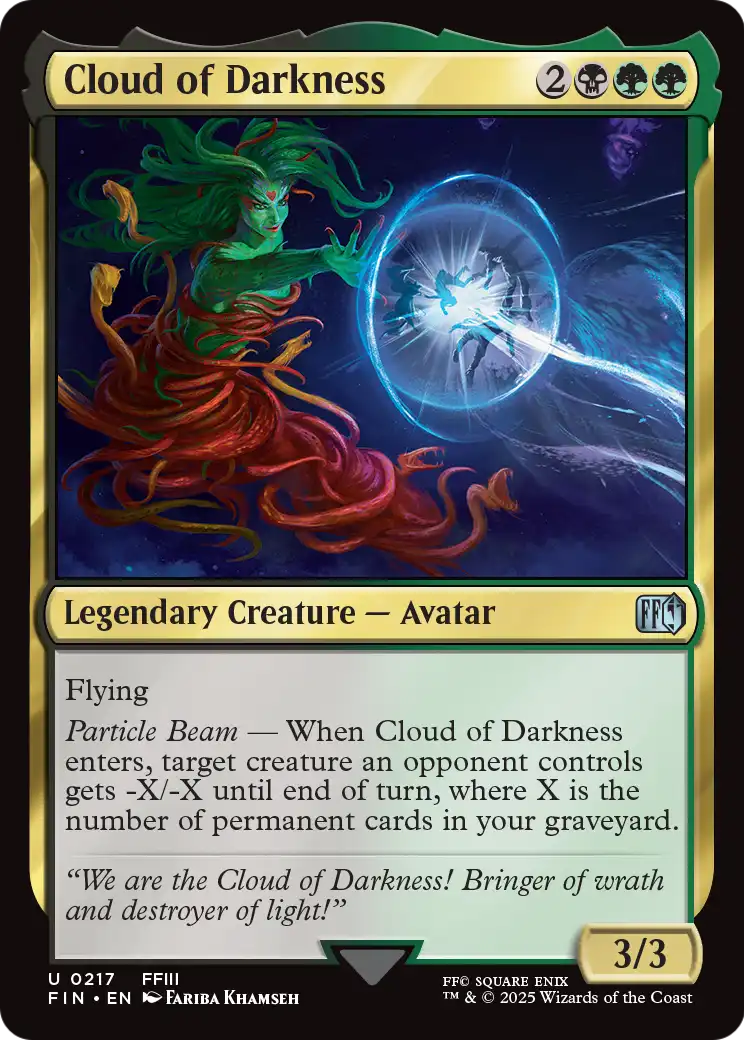 Cloud of Darkness (FIN-217) - FINAL FANTASY Foil