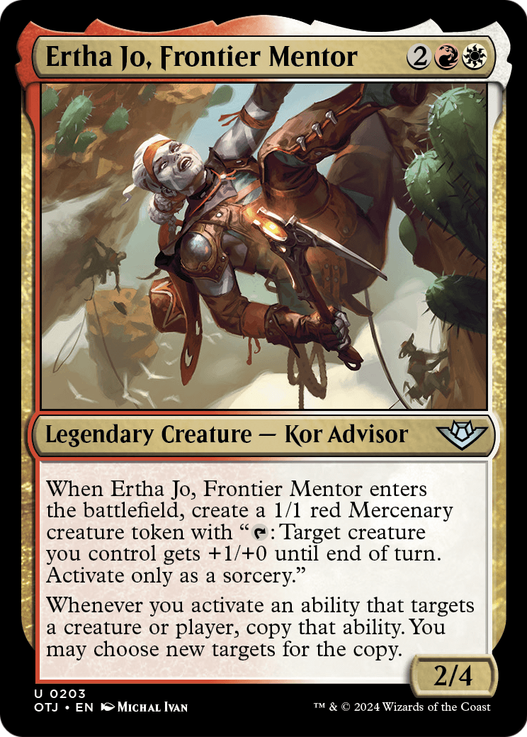 Ertha Jo, Frontier Mentor (OTJ-203) - Outlaws of Thunder Junction