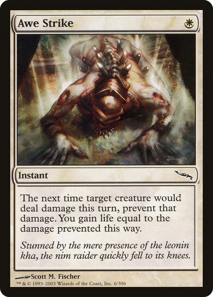 Awe Strike (MRD-006) - Mirrodin Foil