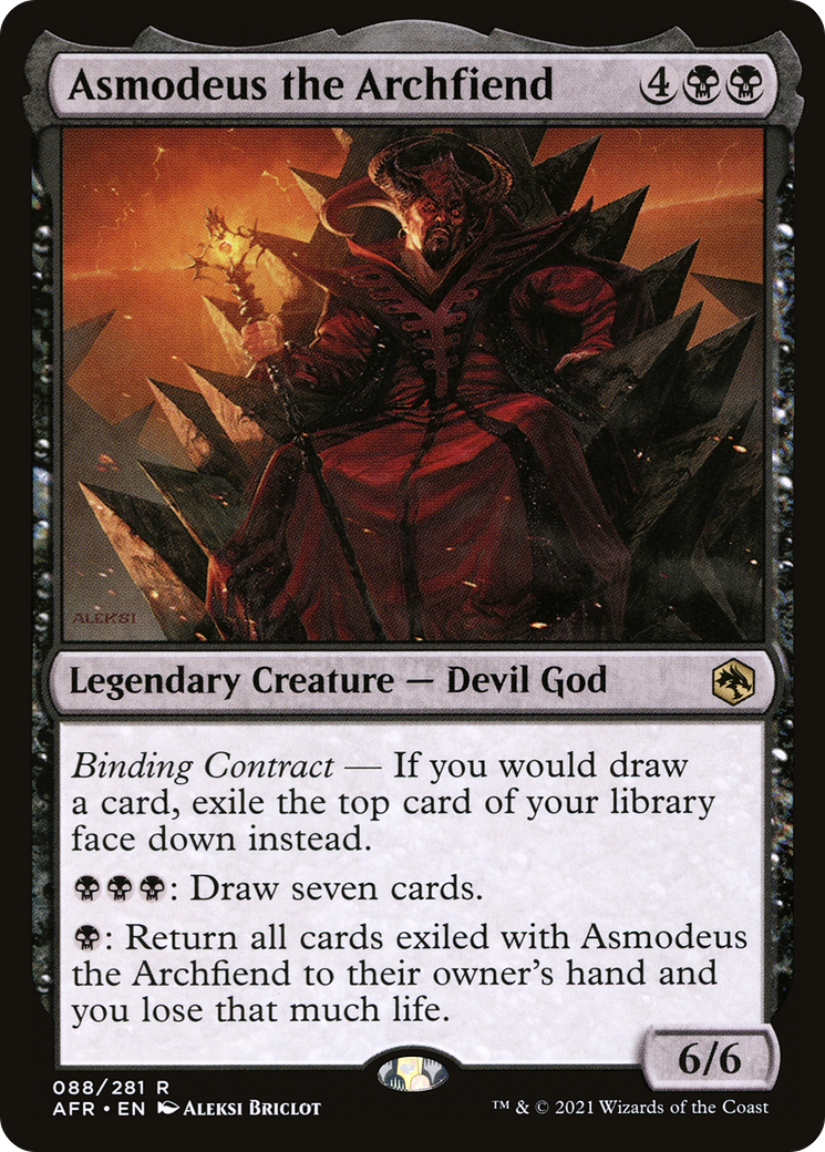 Asmodeus the Archfiend (AFR-088) - Adventures in the Forgotten Realms Foil