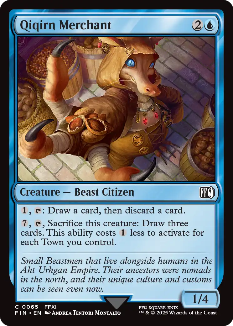 Qiqirn Merchant (FIN-065) - FINAL FANTASY Foil