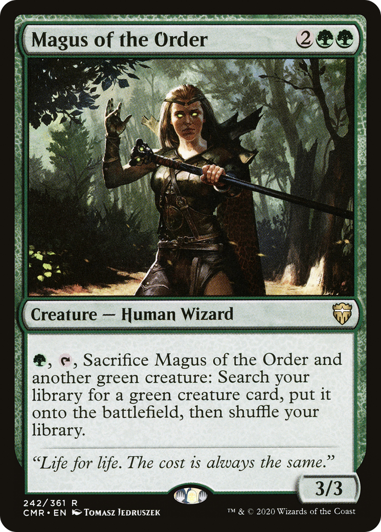 Magus of the Order (CMR-242) - Commander Legends Foil