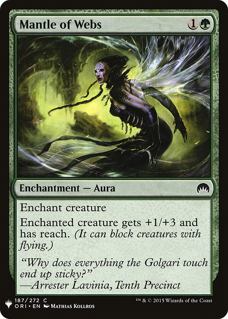 Mantle of Webs (LIST-187) - The List