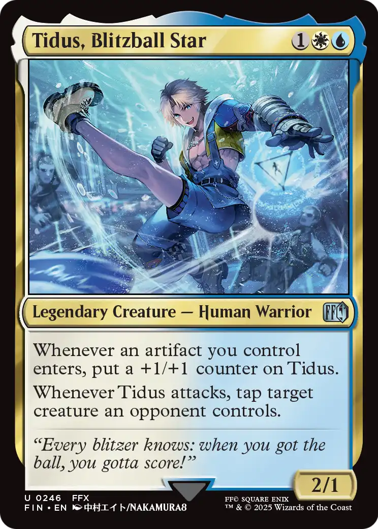 Tidus, Blitzball Star (FIN-246) - FINAL FANTASY Foil