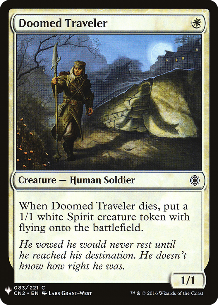 Doomed Traveler (CN2) (LIST-083) - The List