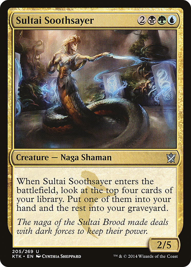 Sultai Soothsayer (KTK-205) - Khans of Tarkir