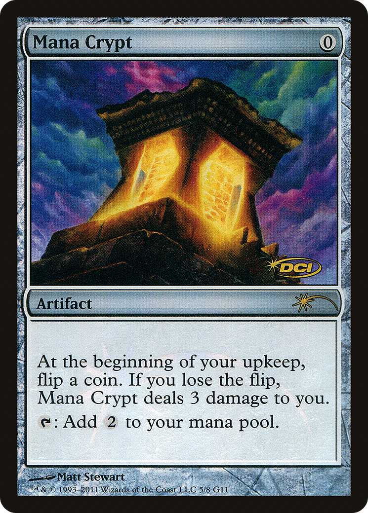 Mana Crypt (JDG-005) - Judge Gift Cards 2011 Foil
