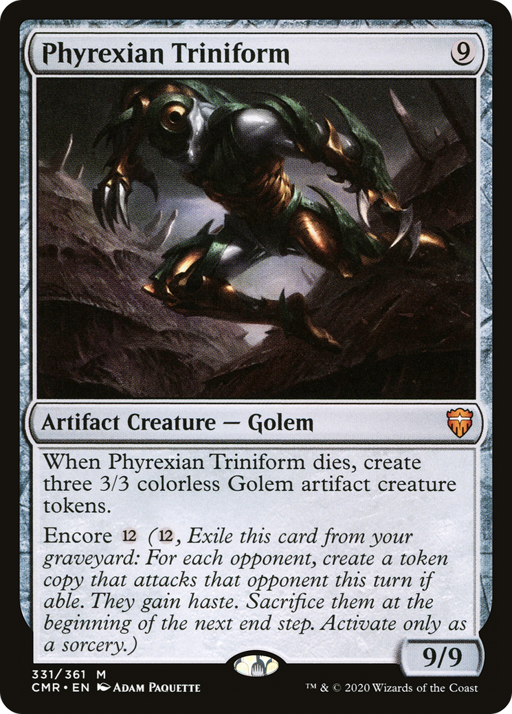Phyrexian Triniform (CMR-331) - Commander Legends Foil