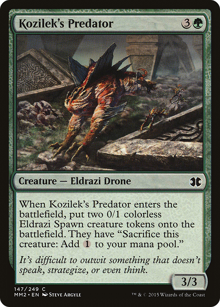 Kozilek's Predator (MM2-147) - Modern Masters 2015
