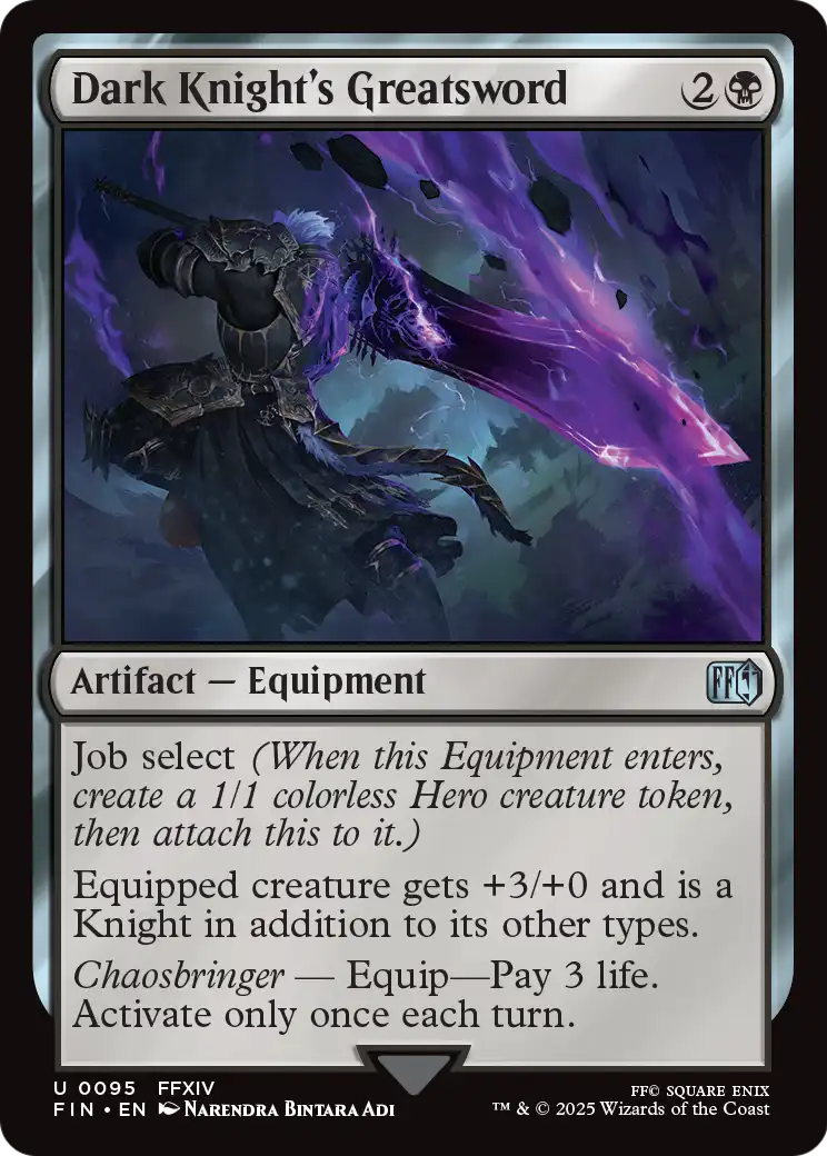 Dark Knight's Greatsword (FIN-095) - FINAL FANTASY