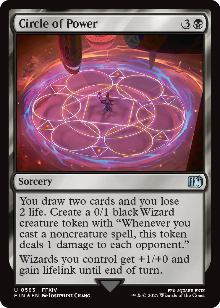 Circle of Power (Surge Foil) (FIN-583) - FINAL FANTASY Foil