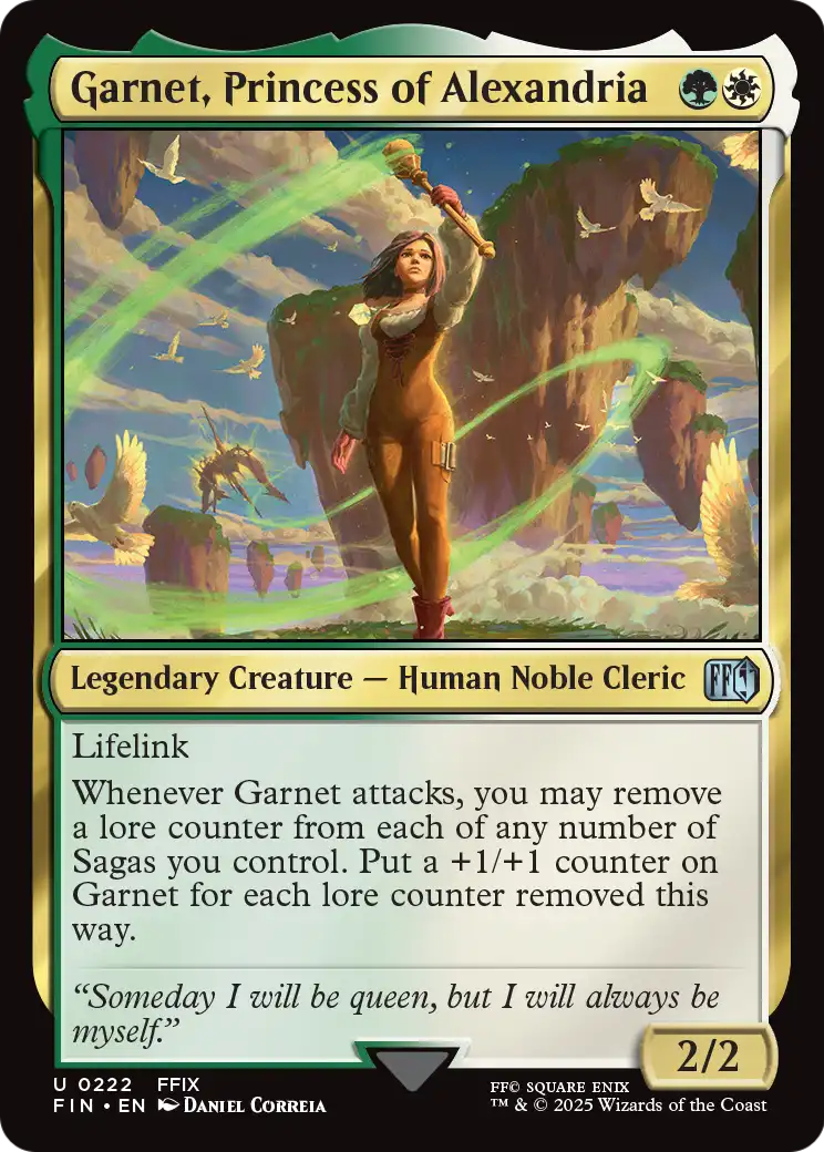 Garnet, Princess of Alexandria (FIN-222) - FINAL FANTASY Foil