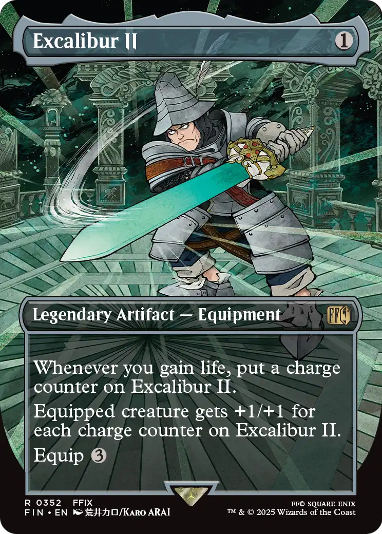 Excalibur II (Borderless) (FIN-352) - FINAL FANTASY