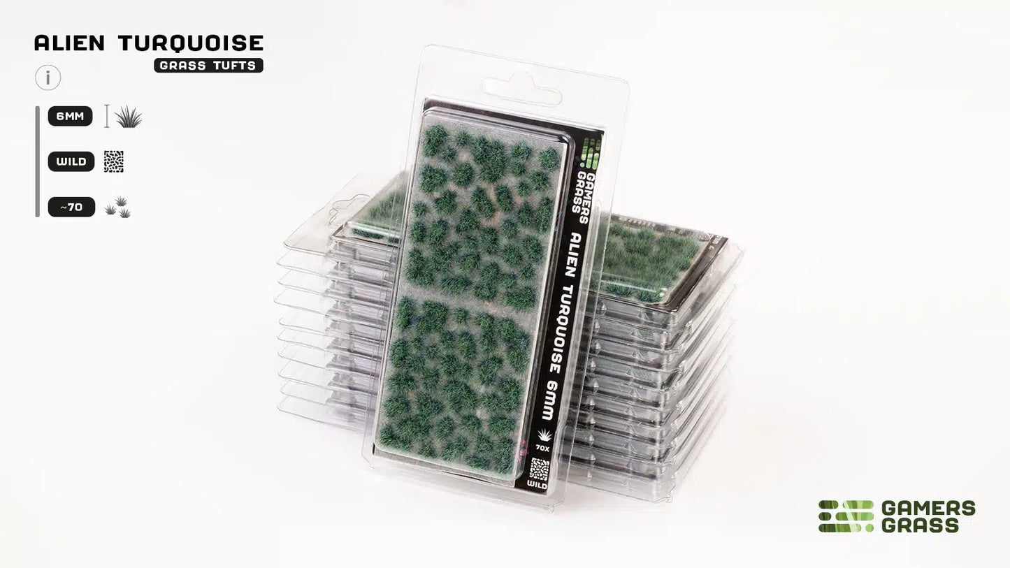 Gamers Grass: Special Tufts - Alien Turquoise 6mm