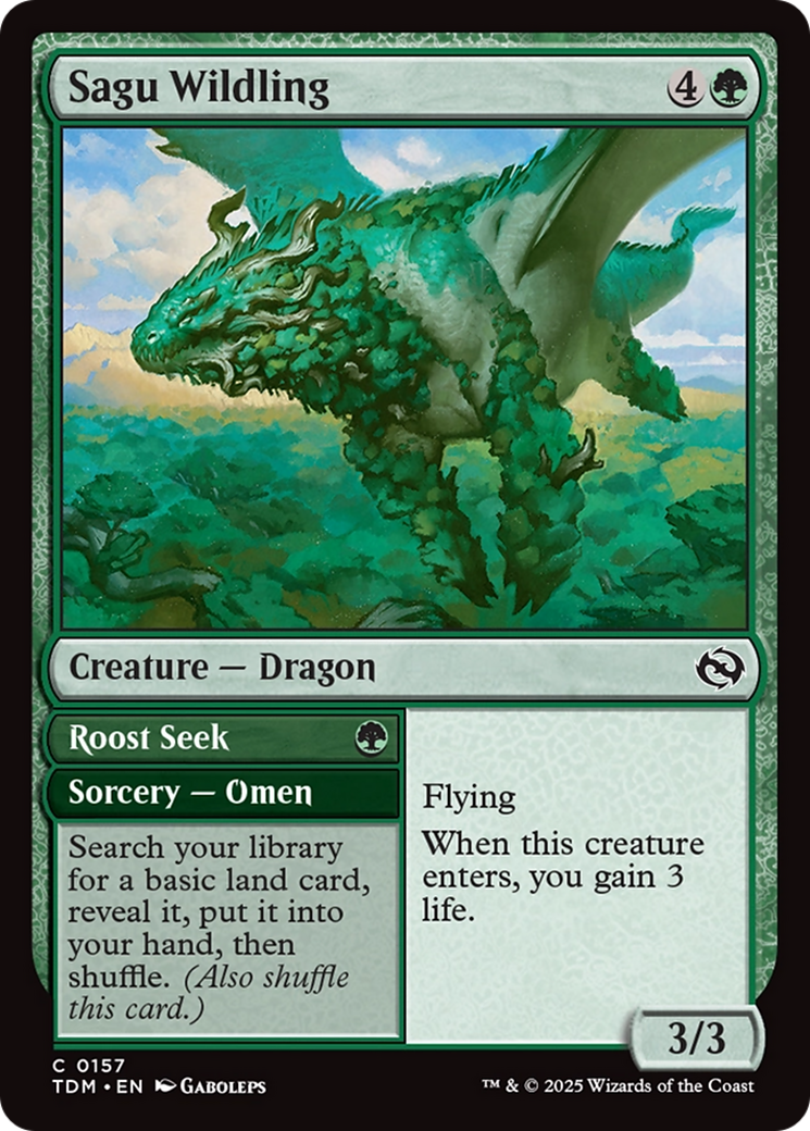 Sagu Wildling (TDM-157) - Tarkir: Dragonstorm