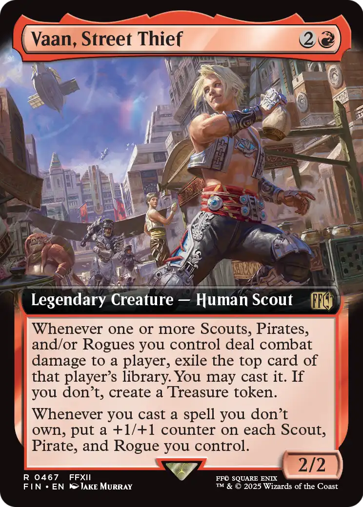 Vaan, Street Thief (Extended Art) (FIN-467) - FINAL FANTASY: (Extended Art) Foil