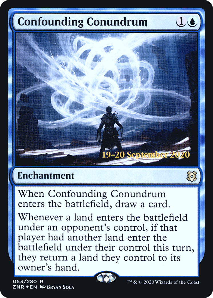 Confounding Conundrum (PRE-053) - Zendikar Rising Promos Foil