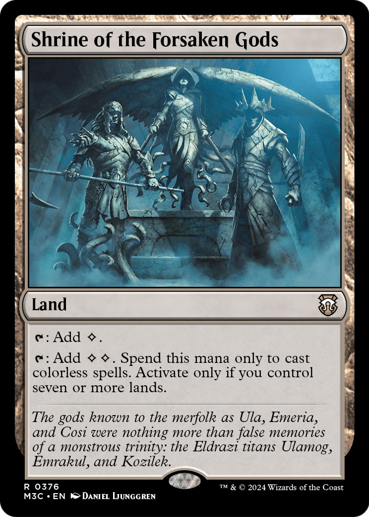 Shrine of the Forsaken Gods (M3C-376) - Modern Horizons 3 Commander