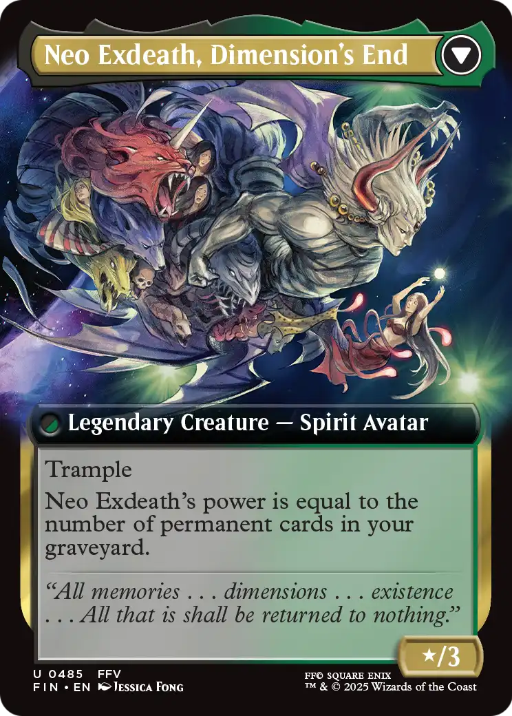 Exdeath, Void Warlock (Extended Art) (FIN-485) - FINAL FANTASY: (Extended Art)