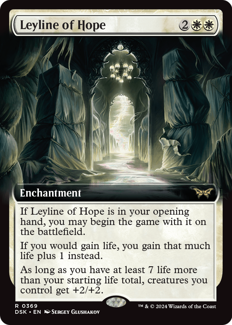 Leyline of Hope (Extended Art) (DSK-369) - Duskmourn: House of Horror: (Extended Art) Foil