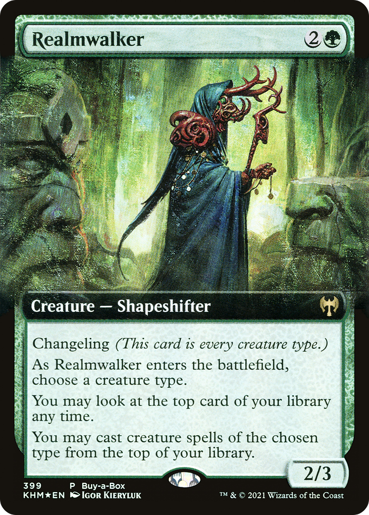 Realmwalker (BABP-399) - Kaldheim: (Extended Art) Foil
