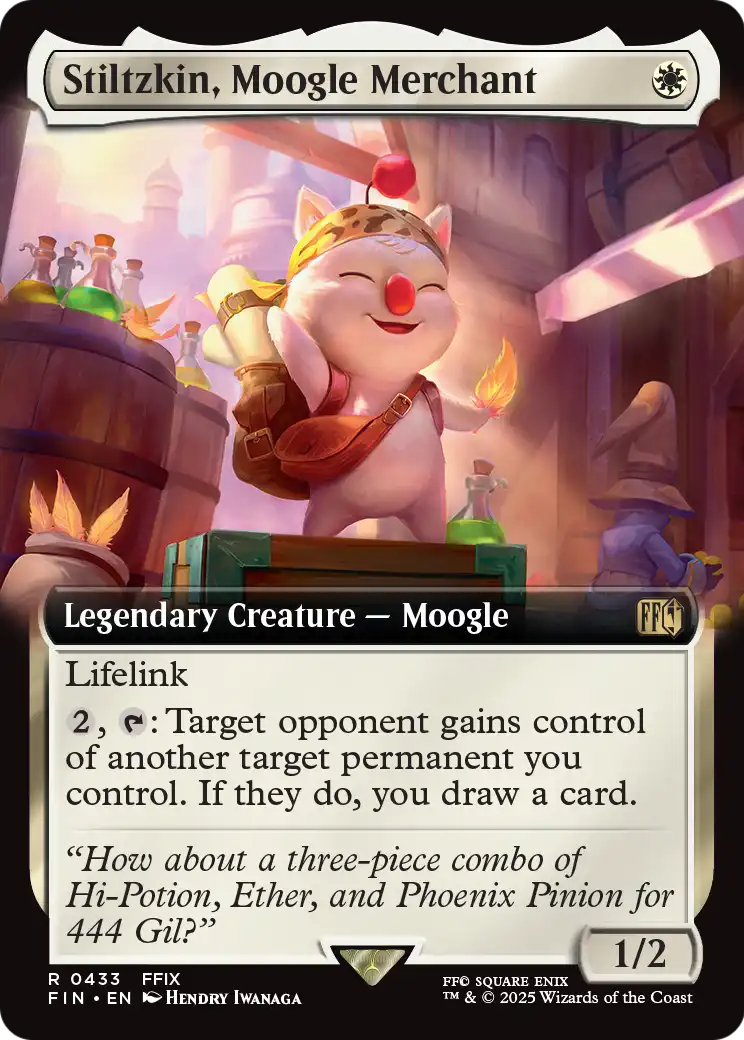 Stiltzkin, Moogle Merchant (Extended Art) (FIN-433) - FINAL FANTASY: (Extended Art)