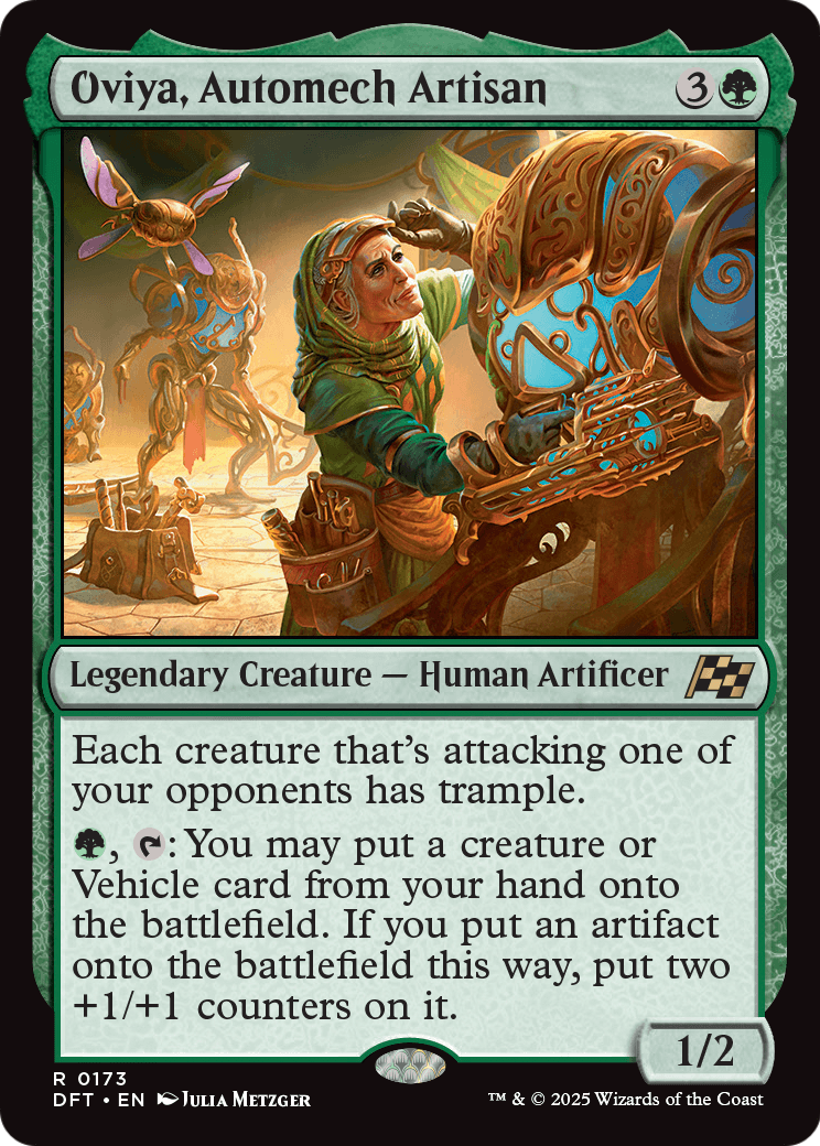 Oviya, Automech Artisan (DFT-173) - Aetherdrift Foil