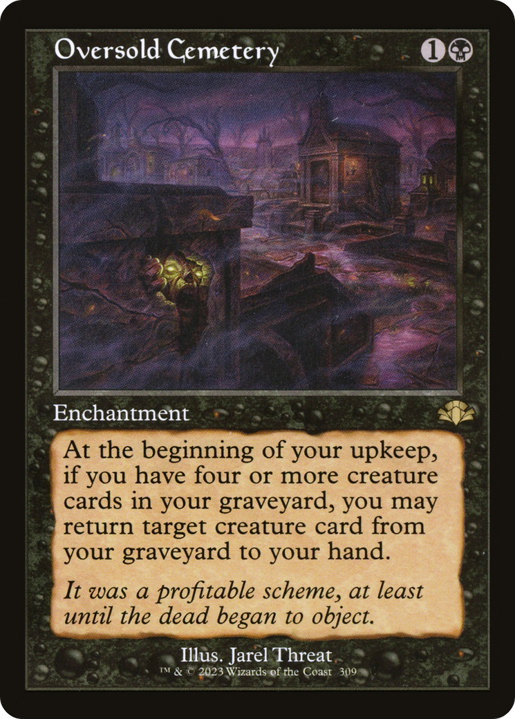 Oversold Cemetery (Retro Frame) (DMR-309) - Dominaria Remastered