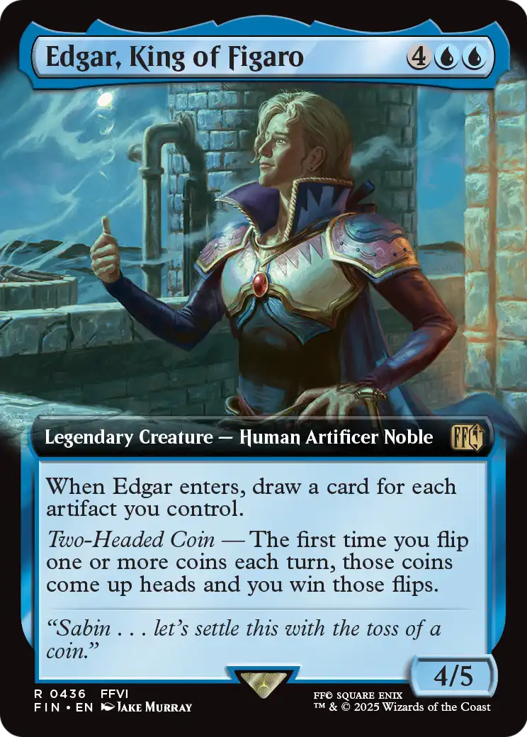 Edgar, King of Figaro (Extended Art) (FIN-436) - FINAL FANTASY: (Extended Art)