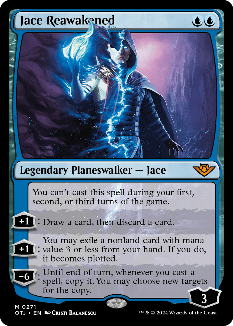 Jace Reawakened (OTJ-271) - Outlaws of Thunder Junction Foil