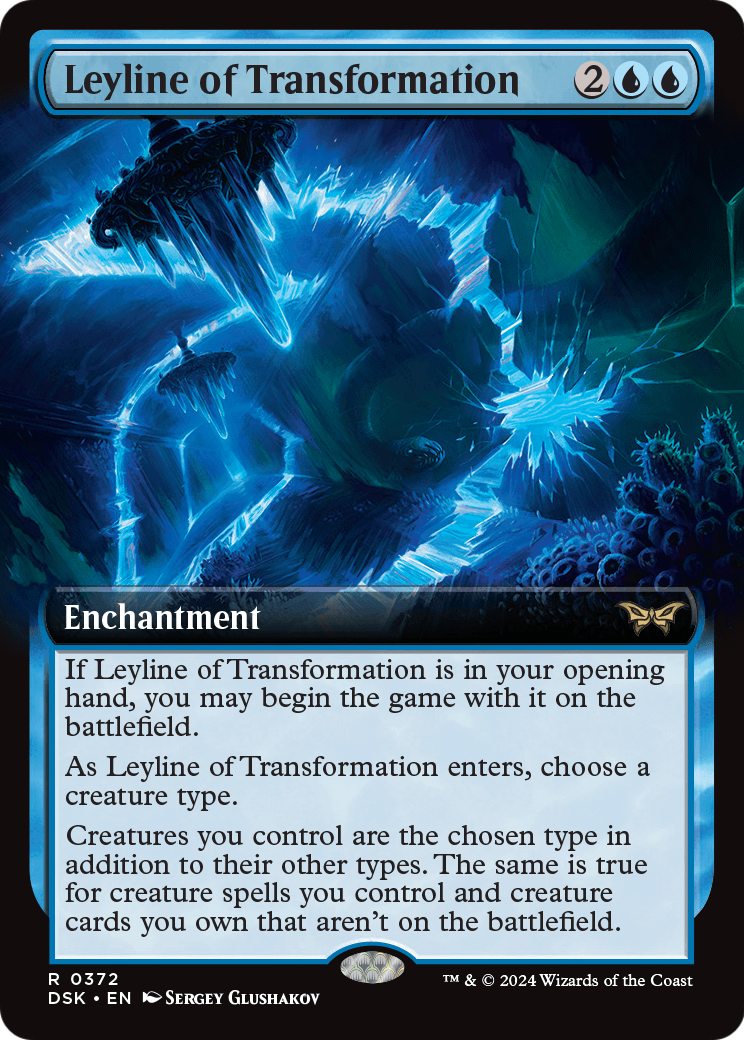 Leyline of Transformation (Extended Art) (DSK-372) - Duskmourn: House of Horror: (Extended Art)