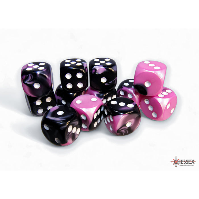 Chessex D6 16mm Dice Block (12 dice) - Gemini