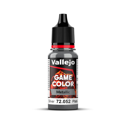 Vallejo Game Color: Metallic Silver 72.052 (18ml)