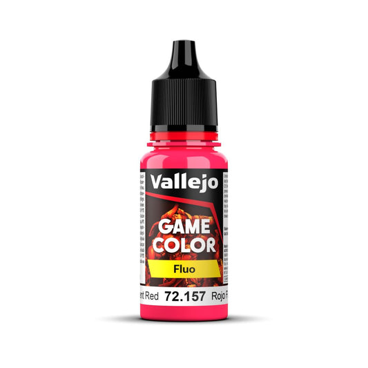 Vallejo Game Color: Fluorescent Red 72.157 (18ml)