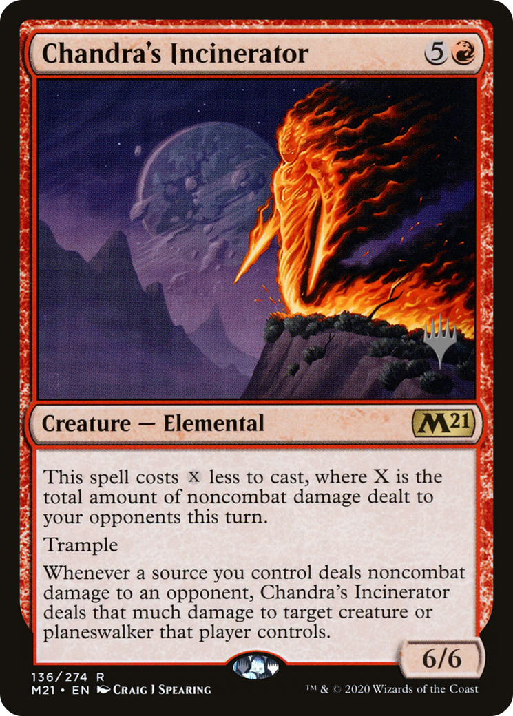 Chandra's Incinerator (PPM21-136) - Core Set 2021 Promos