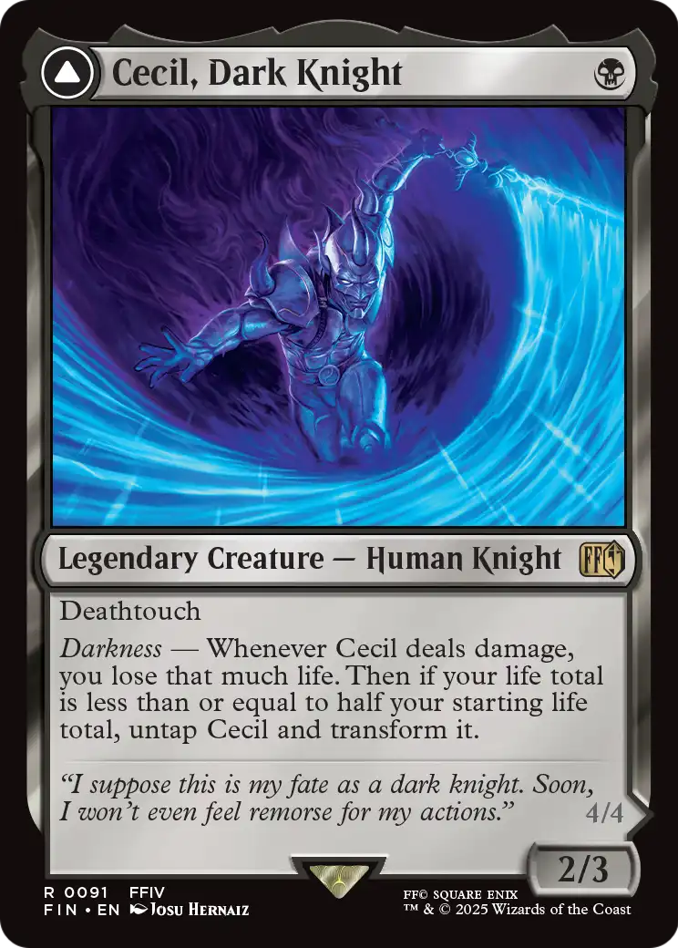 Cecil, Dark Knight (FIN-091) - FINAL FANTASY