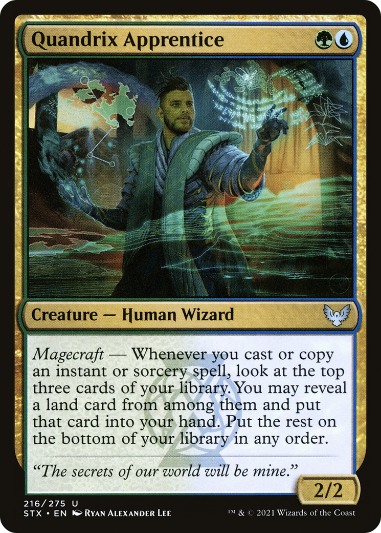 Quandrix Apprentice (STX-216) - Strixhaven: School of Mages